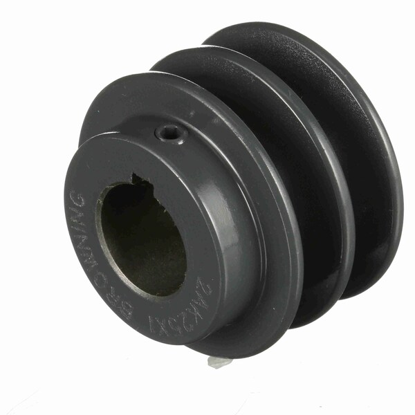 Browning 2 Groove Cast Iron FHP - Finished Bore Sheave 2AK25X1 - main